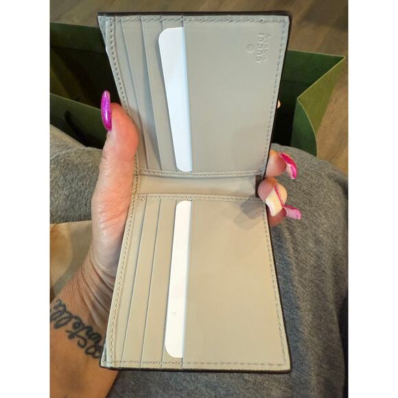 Gucci Guccissima Chrome Mirror Effect Wallet NWB - Picture 2 of 3